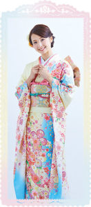 Young Lady Kimono